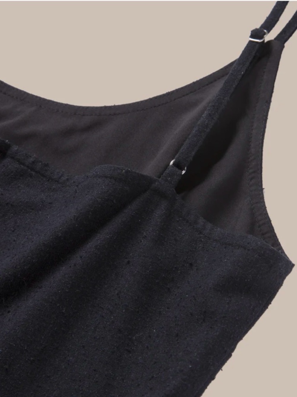 Jenni Kayne Black Midi Slip Dress - Picture 5 of 5